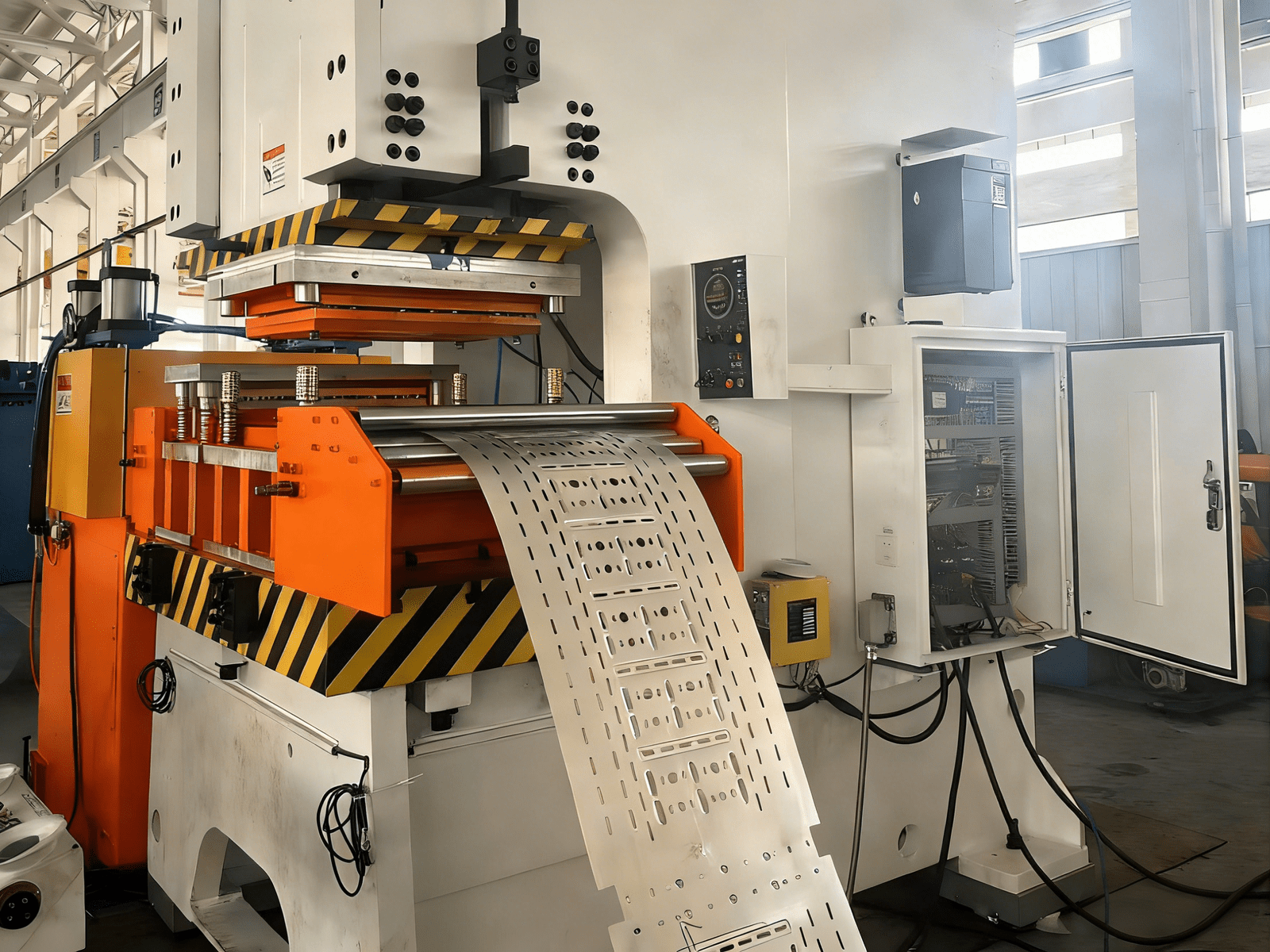 Cable Tray Roll Forming Machine for Turkey - Image 2